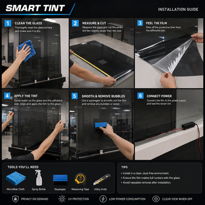 Smart Tint - Remote controlled - Adjustable